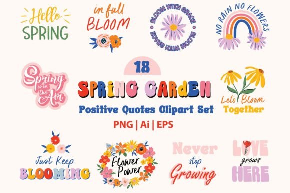 A Practical Evaluation of the Spring Summer Floral Quotes Clipart Set