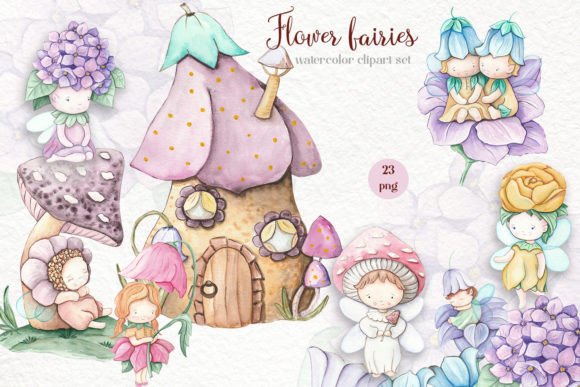 Evaluating the Floral Little Fairies Clipart Collection for Professional Creators