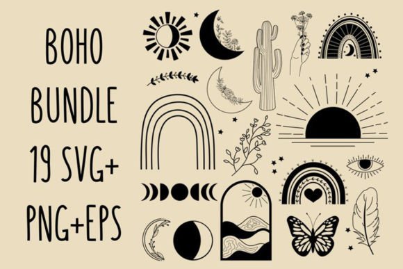 Exploring the Boho Svg Bundle Mystic Floral Moon