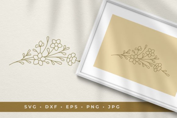 Floral Line Art Vignette: A Complete Digital Design Toolkit