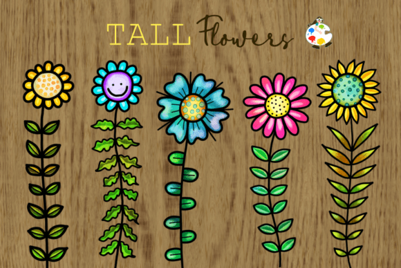 Tall Flowers Watercolor Floral Doodle: A Strategic Design Toolkit for Modern Creators