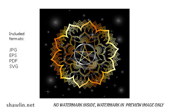 The Strategic Power of Golden Decorative Floral Mandala Sacred Geometry