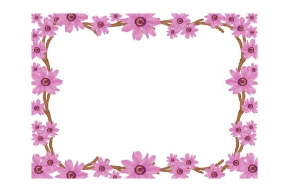 The Strategic Versatility of a Rectangle Frame with Pink Floral Border